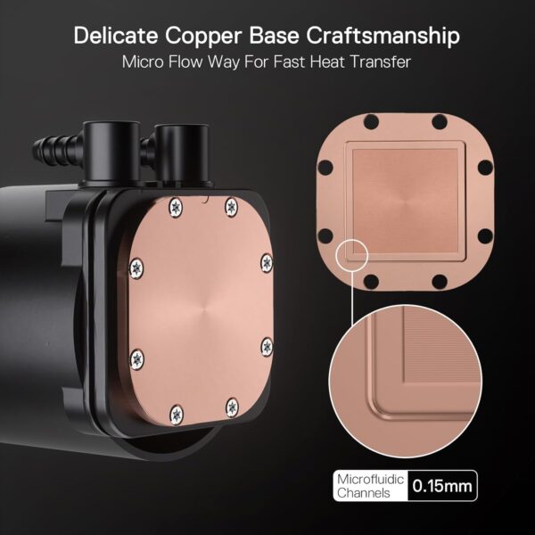 CPU Water Cooler - Redragon CCW-3014 360mm ARGB CPU Liquid Cooler - Image 8